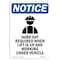 Signmission OSHA, Hard Hat Required, 18in X 12in Rigid Plastic, 12" W, 18" H, Portrait, OS-NS-P-1218-V-13248 OS-NS-P-1218-V-13248 - alternate 1